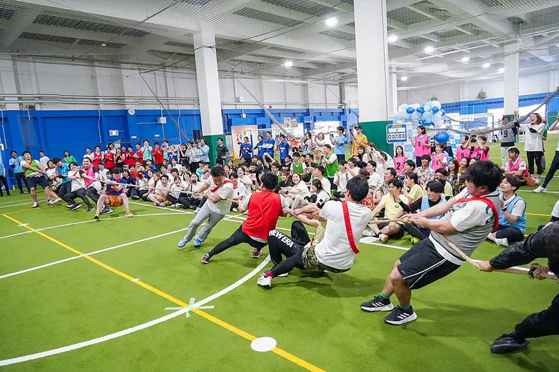 大人の運動会 綱引き